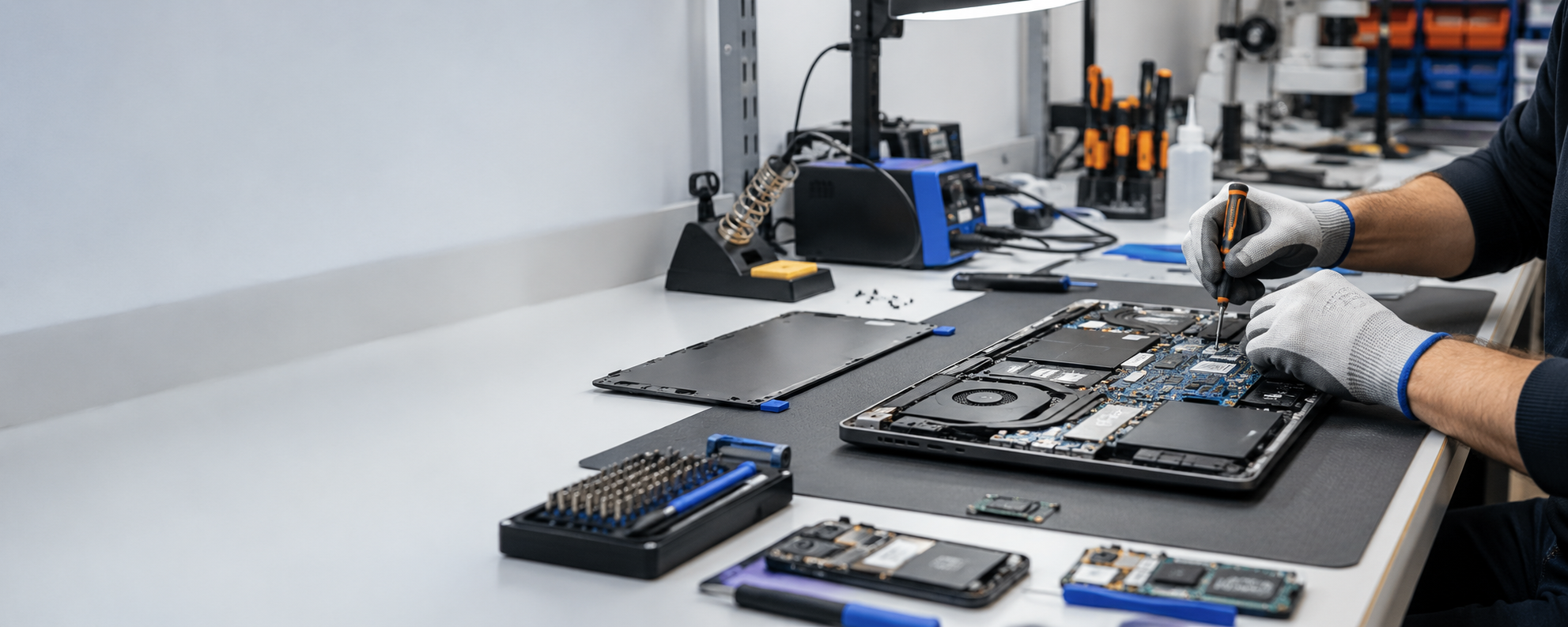 Mesa de reparación profesional en SAT Informático